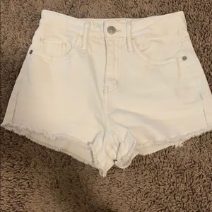 Women’s White Jean Shorts